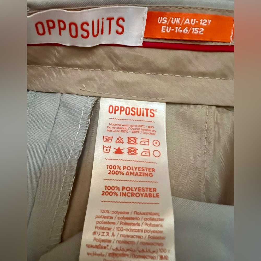 OppoSuits Stylish 2 Piece Light Gray Boys Suit 12 - Picture 6 of 7
